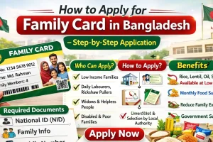 Family Card Application Process in Bangladesh